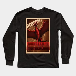 Rodan Propaganda Poster Long Sleeve T-Shirt